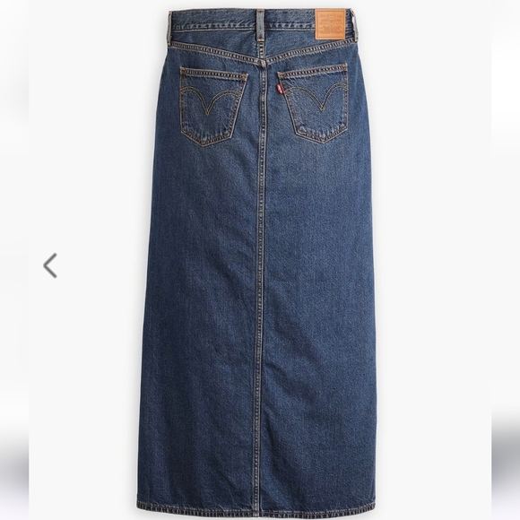 Levi's ANKLE COLUMN SKIRT Size 28 - Picture 6 of 6